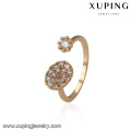 14639 Fashion jewelry ring women's 2 gram 18k gold zircon stone finger rings design